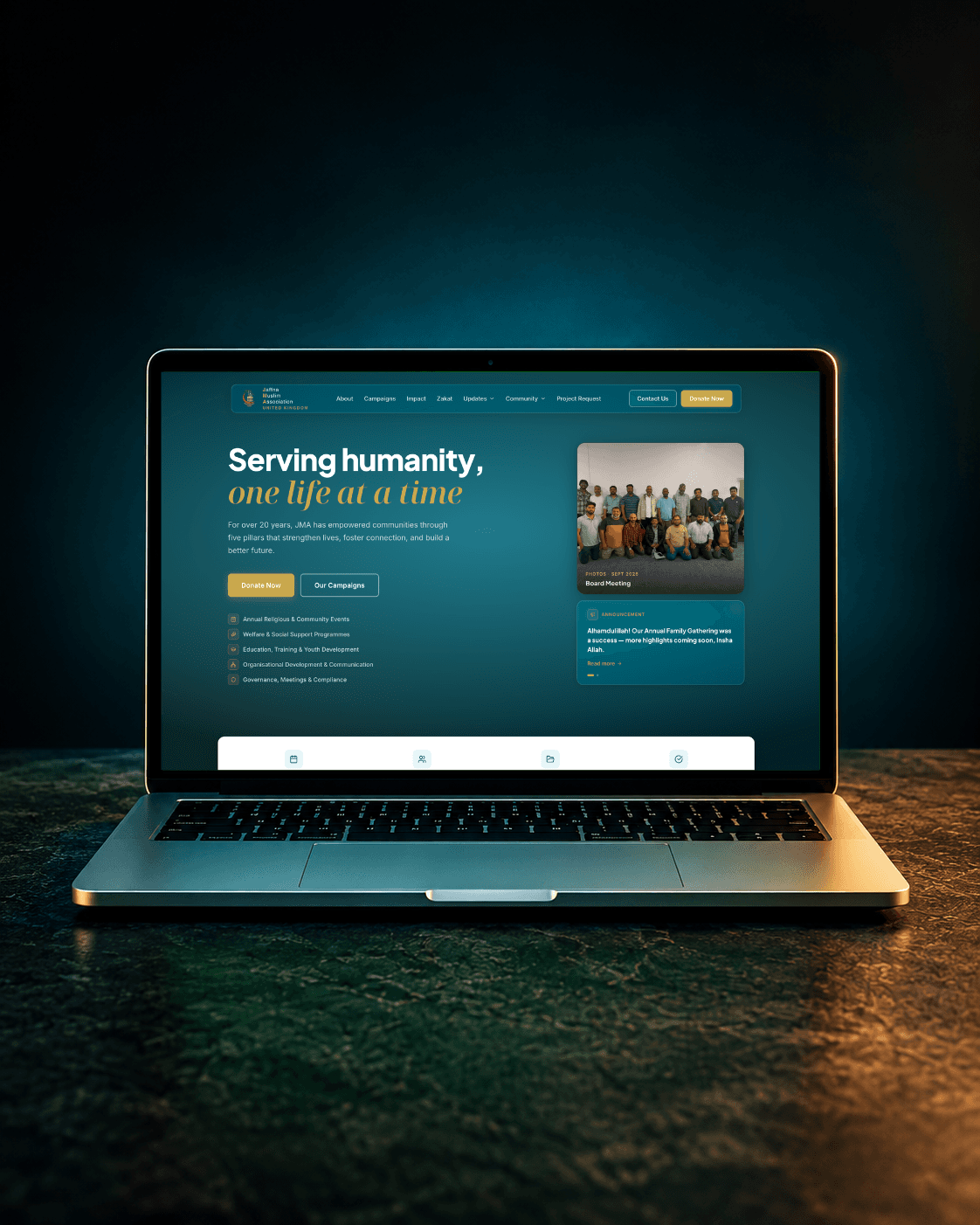 JMA UK — Website